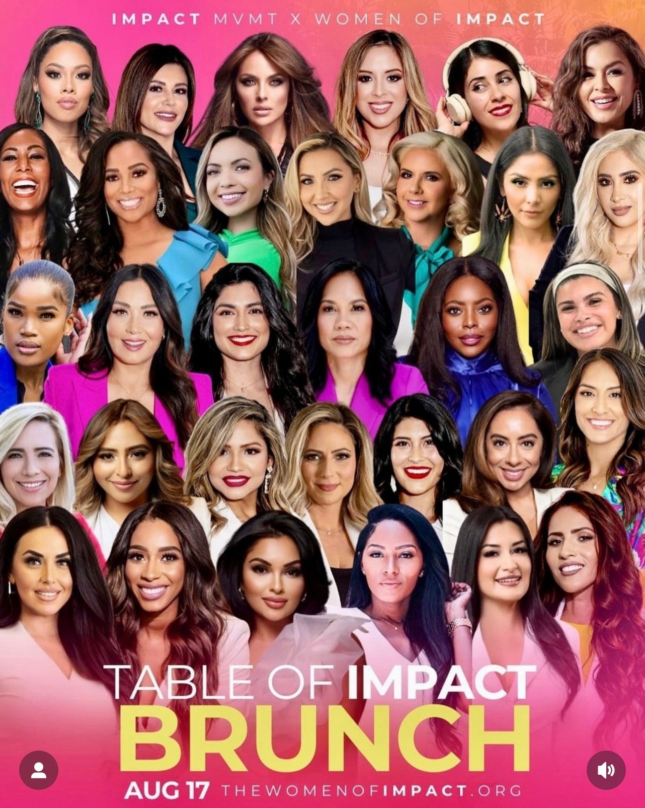 Women of Impact Brunch Flyer